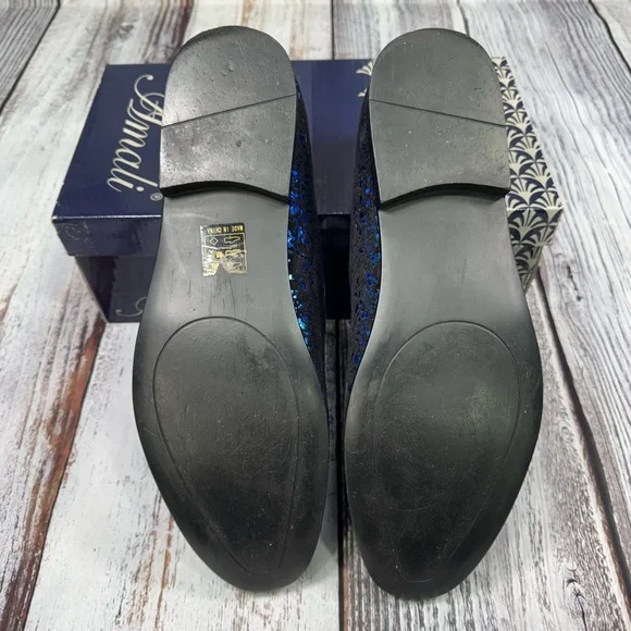 Amali Morris Royal Blue Slip-On Loafers Men’s Size 14 - Picture 7 of 9